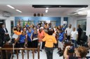 Cerimônia de entrega de Moção em homenagem a Equipe da 3ª Idade pela conquista invicta do 3º Torneio de Vôlei adaptado do Vale do Ribeira. (<a class="download" href="https://www.ilhacomprida.sp.leg.br/institucional/fotos/12-11-19-volei-da-terceira-idade/volei_3a_idade_12nov19-18.jpg/at_download/image">Download</a>)