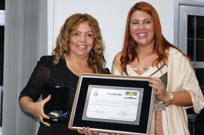 Homenageada: Zélia Souza Santos Paixão