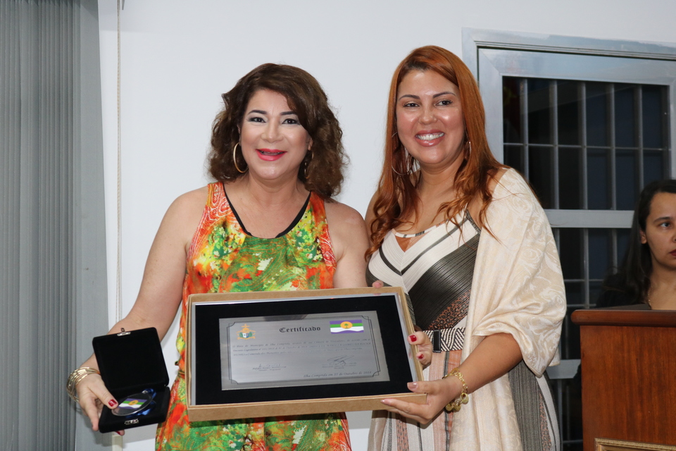 Homenageada: Marilza Gomes da Rocha Nunes