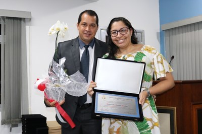 Homenageada: Profa. Patrícia de Almeida Santos