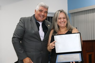 Homenageada: Profa. Roberta França Fortes