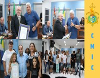 Câmara Municipal presta homenagem à personalidades da cidade.