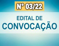 Edital de Convocação nº 03/22 - CONCURSO PÚBLICO N° 02/2018.
