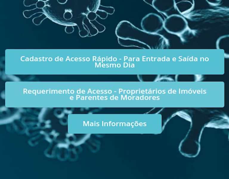 Coronavírus - Prefeitura mantém a barreira sanitária mas libera a entrada de proprietários de imóveis e familiares.