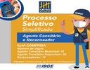 Inscrições abertas para trabalhar no Censo Demográfico IBGE 2022.