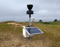 Primeira Estação Meteorológica em Ilha Comprida, no Boqueirão.